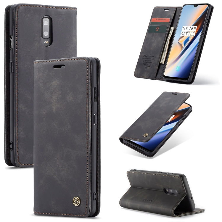 CaseMe-013 Detachable Multifunctional Horizontal Flip Leather Case with Card Slot & Holder & Zipper Wallet & Photo Frame, For Galaxy M10, For Galaxy M20, For Galaxy S10 5G, For Huawei P20 For Galaxy M10 Black
