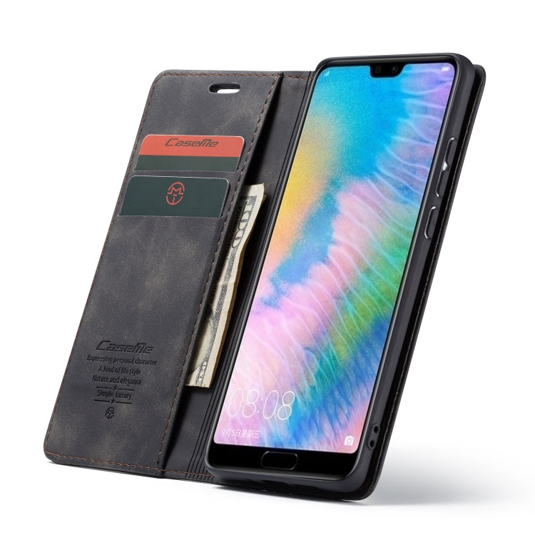 CaseMe-013 Detachable Multifunctional Horizontal Flip Leather Case with Card Slot & Holder & Zipper Wallet & Photo Frame for Huawei P20 Pro – Card Slot, Flip, Leather, For Huawei P20 Pro