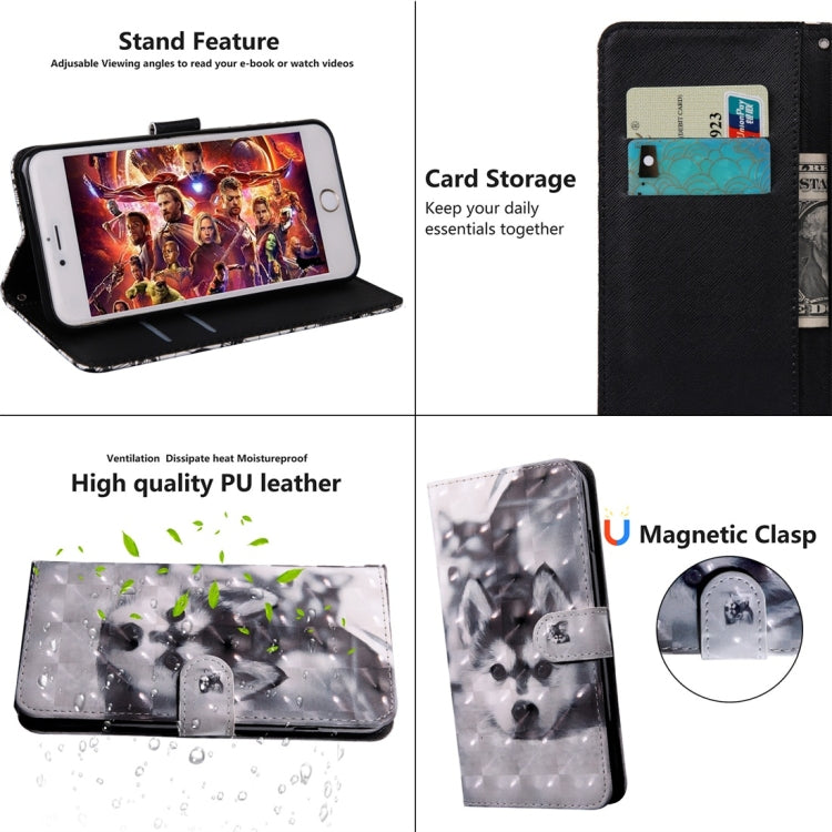 3D Coloured Drawing Pattern Horizontal Flip Leather Case with Holder & Card Slots & Wallet & Lanyard, for Xiaomi Redmi 7S / Redmi Note 7 Pro, for Galaxy A10E / A20E – Lanyard, Card Slot, Flip
