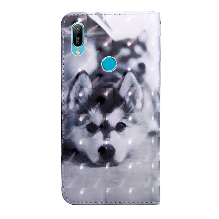 3D Painting Pattern Coloured Drawing Horizontal Flip TPU + PU Leather Case with Holder & Card Slots & Wallet – Card Slot, Flip, Leather, For Huawei P Smart Z, For Huawei Honor 8A Pro