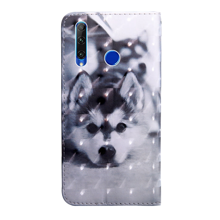 3D Painting Pattern Coloured Drawing Horizontal Flip TPU + PU Leather Case with Holder & Card Slots & Wallet – Card Slot, Flip, Leather, For Huawei Honor 20i, For Huawei Honor 10i