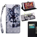 3D Painting Pattern Coloured Drawing Horizontal Flip TPU + PU Leather Case with Holder & Card Slots & Wallet – Card Slot, Flip, Leather, For Nokia 3.2, For Nokia 4.2