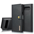 DG.MING Crazy Horse Texture Flip Detachable Magnetic Leather Case with Holder & Card Slots & Wallet, for Galaxy S10 5G for Galaxy S10 5G Black