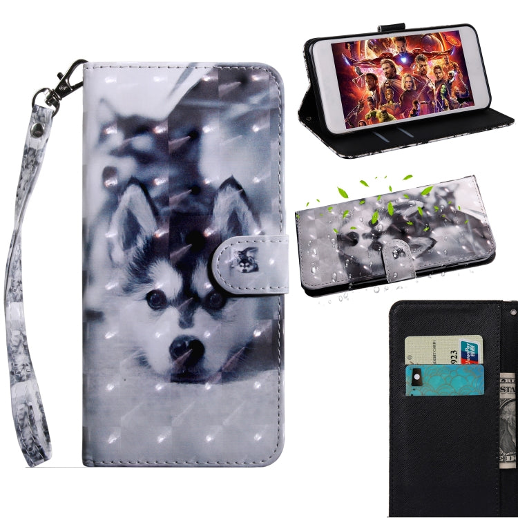 3D Painting Pattern Coloured Drawing Horizontal Flip TPU + PU Leather Case with Holder & Card Slots & Wallet – Card Slot, Flip, Leather, For Motorola MOTO G7 Play EU /  US Version, For Motorola MOTO G7 Power EU /  US Version