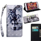 3D Painting Pattern Coloured Drawing Horizontal Flip TPU + PU Leather Case with Holder & Card Slots & Wallet – Card Slot, Flip, Leather, For Motorola MOTO G7 Play EU /  US Version, For Motorola MOTO G7 Power EU /  US Version