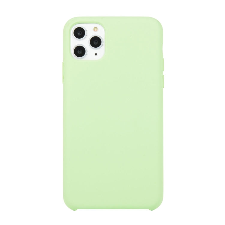 Solid Color Liquid Silicone Shockproof Case, For iPhone 11 For iPhone 11 Mint Green