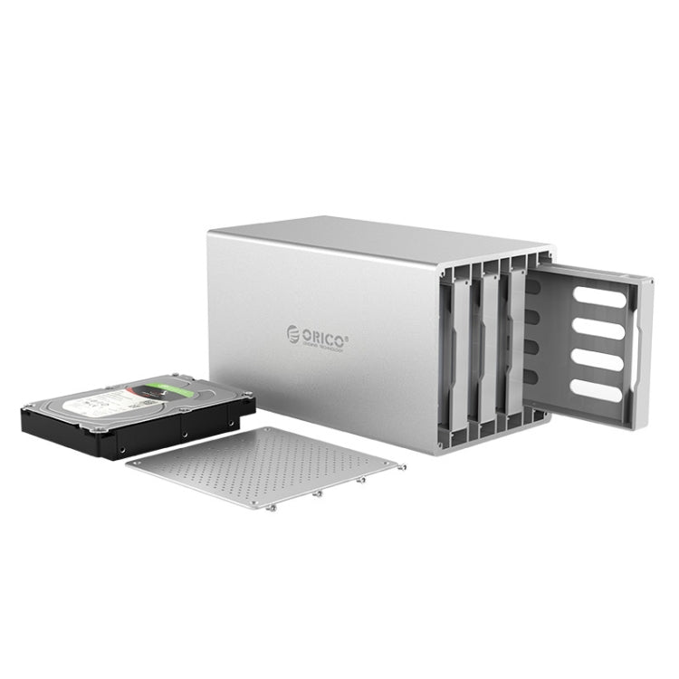 ORICO Honeycomb Series WS400C3 SATA 3.5 inch 40TB USB-C / Type-C 4 Bays Aluminum Alloy HDD / SSD Enclosure, USB-C / Type-C 4 Bays – Aluminum Alloy, Data Transmission, TPU