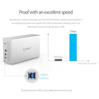 ORICO Honeycomb Series WS500RU3 SATA 3.5 inch 50TB USB 3.0 5 Bays Aluminum Alloy HDD / SSD Enclosure with Raid, USB 3.0 5 Bays with Raid – Aluminum Alloy, TPU