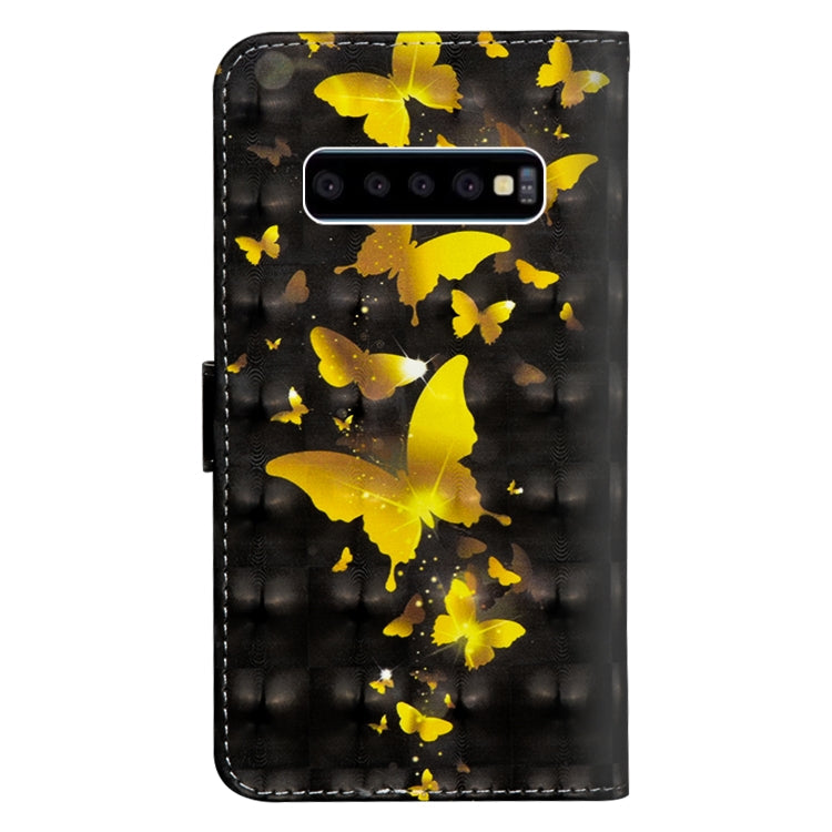 3D Painting Pattern Horizontal Flip TPU + PU Leather Case with Holder & Card Slots & Wallet – Card Slot, Flip, Leather, For Galaxy S10, For Galaxy S10e