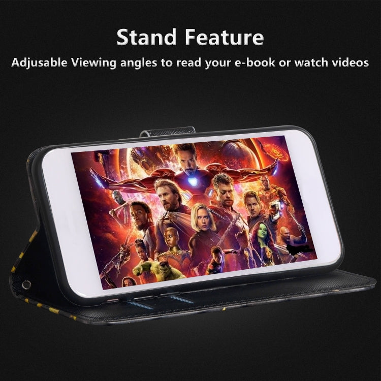 3D Painting Pattern Horizontal Flip TPU + PU Leather Case with Holder & Card Slots & Wallet, For Galaxy A20e, For Galaxy A40