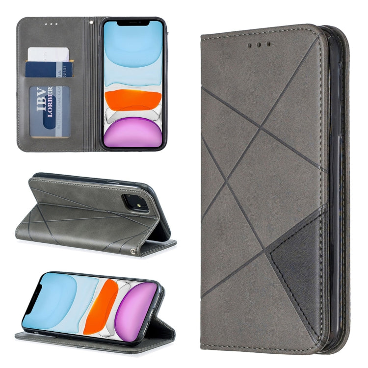 Case – Leather, Magnetic (iPhone 11) For iPhone 11 Grey