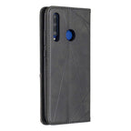 Rhombus Texture Horizontal Flip Magnetic Leather Case with Holder & Card Slots & Wallet – Magnetic, Card Slot, Flip, For Huawei P Smart+ 2019 / Honor 10i (Honor 20 lite), For Huawei Y7 (2019) / Y7 Prime (2019)