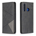 Rhombus Texture Horizontal Flip Magnetic Leather Case with Holder & Card Slots & Wallet – Magnetic, Card Slot, Flip, For Huawei P Smart+ 2019 / Honor 10i (Honor 20 lite), For Huawei Y7 (2019) / Y7 Prime (2019)