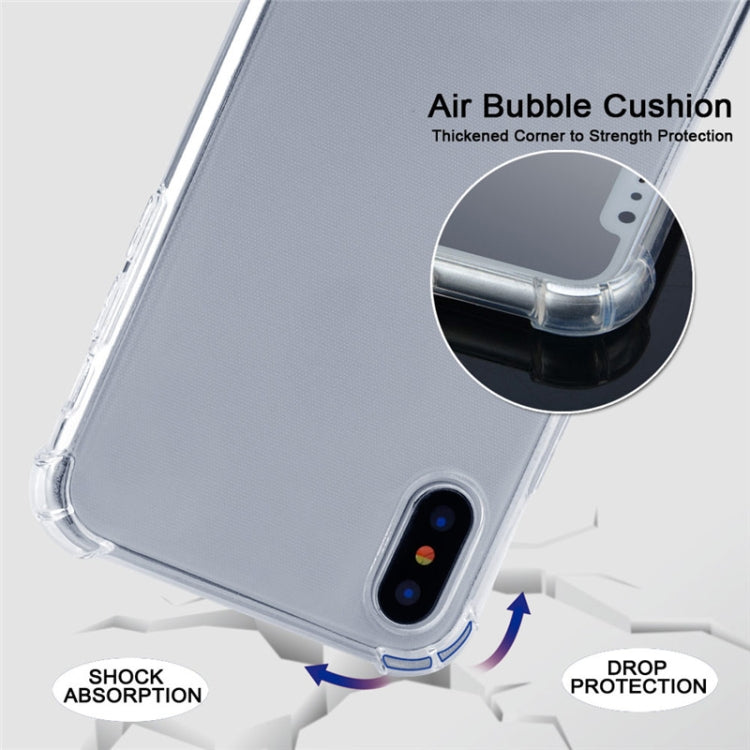 Four-Corner Anti-Fall Trasparent TPU Mobile Phone Case With Lanyard for... (iPhone) #2