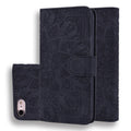 Case – 6.1" Screen, Leather, Foldable For iPhone SE 2020 & 8 & 7 Black