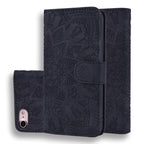 Case – 6.1" Screen, Leather, Foldable For iPhone SE 2020 & 8 & 7 Black