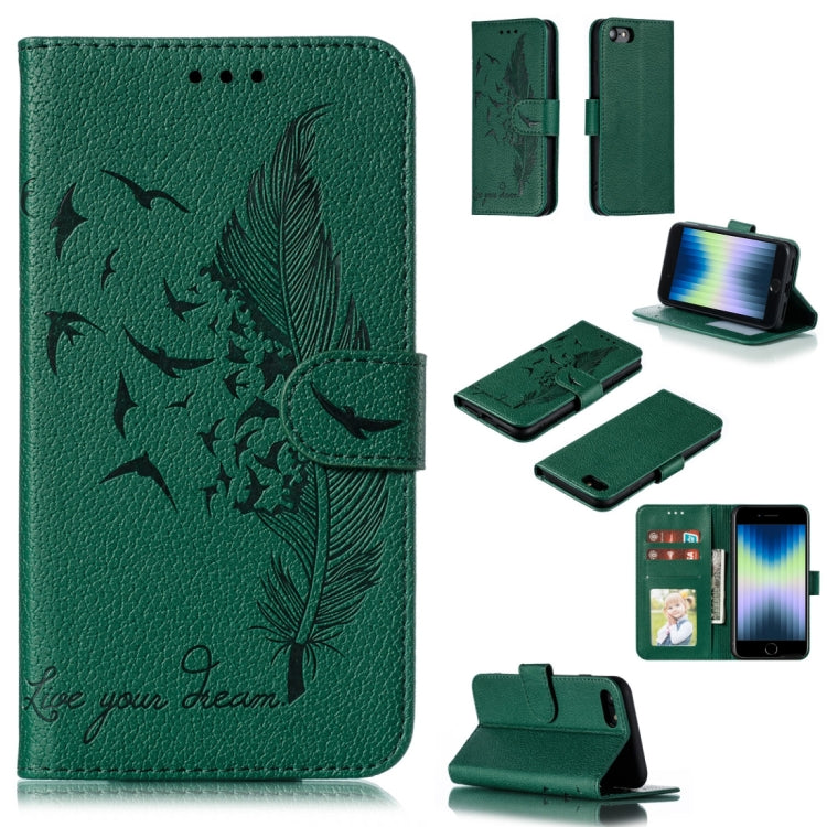 Case – Leather (iPhone SE 2022) For iPhone SE 2022 SE 2020 8 7 Green
