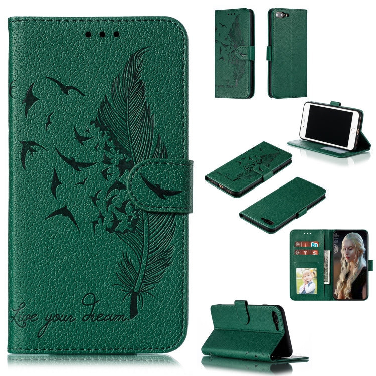 Case – Leather (iPhone SE 2022) For iPhone 7 Plus 8 Plus Green
