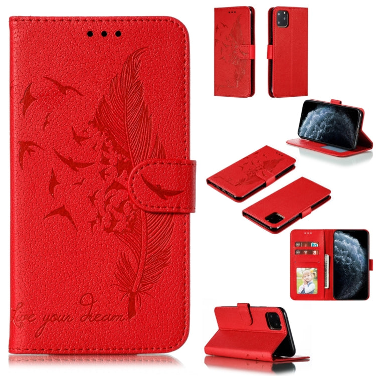 Case – Leather (iPhone SE 2022) For iPhone 11 Pro Red