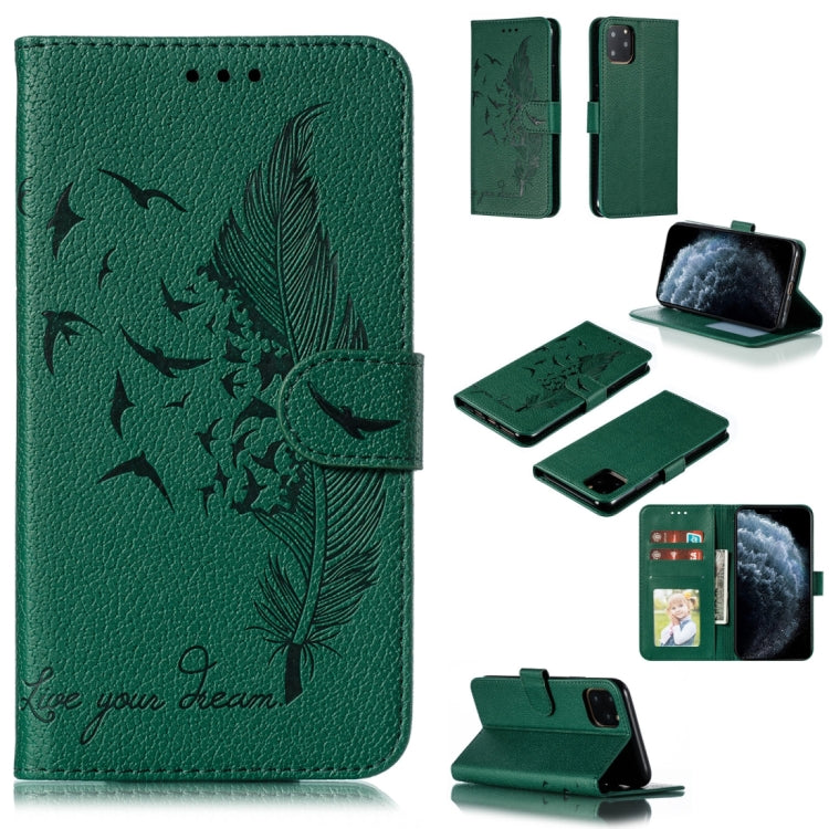 Case – Leather (iPhone SE 2022) For iPhone 11 Pro Green