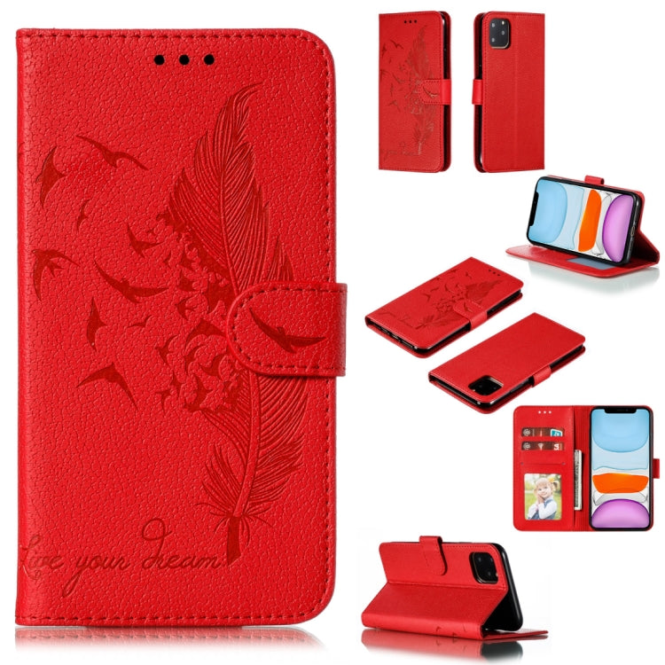 Case – Leather (iPhone SE 2022) For iPhone 11 Red