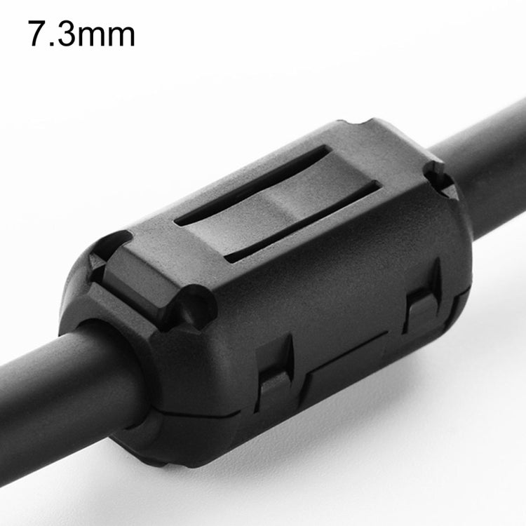 UGREEN Detachable Snap Type Filter Anti-interference Magnetic Ring for Round Audio Video Cable, Diameter: 7.3mm – Magnetic Default Title