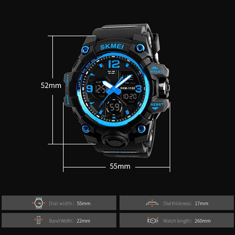 Wrist Watch – 1155B Multifunctional Men Outdoor Sports Noctilucent Waterproof Large...