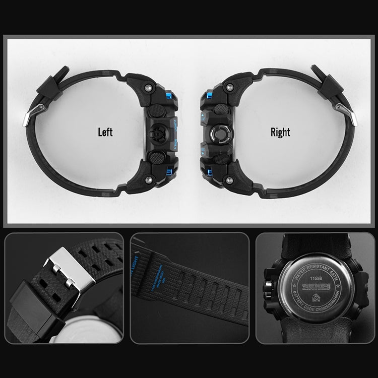 Wrist Watch – 1155B Multifunctional Men Outdoor Sports Noctilucent Waterproof Large...