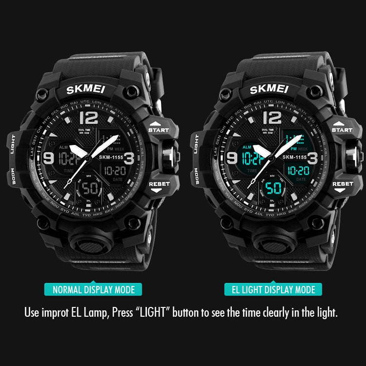 Wrist Watch – 1155B Multifunctional Men Outdoor Sports Noctilucent Waterproof Large...