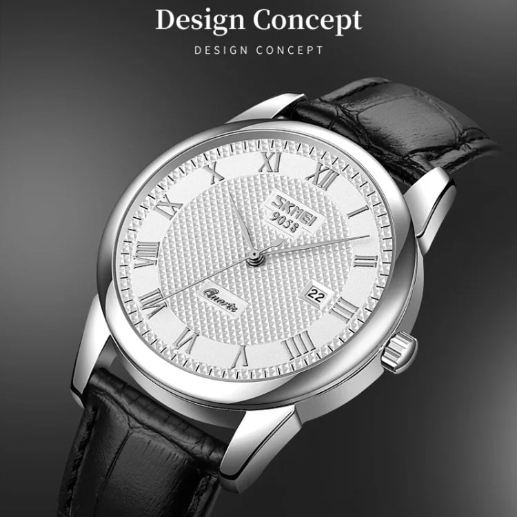 Wrist Watch – 9058 Multifunctional Outdoor Fashion Waterproof Silver Shell Quartz...