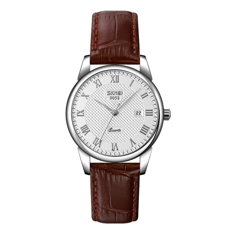 Wrist Watch – 9058 Multifunctional Outdoor Fashion Waterproof Silver Shell Quartz... EDA00092301B