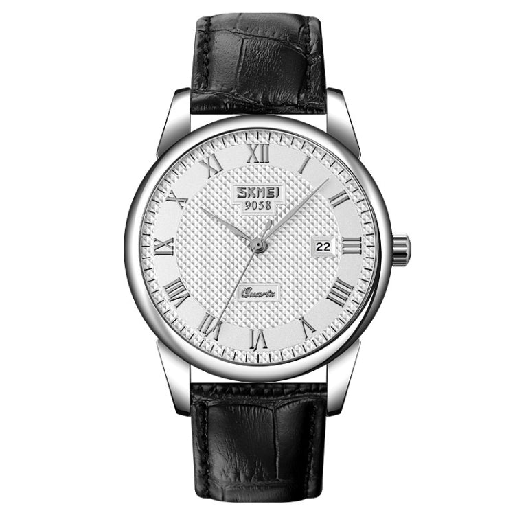 Wrist Watch – 9058 Multifunctional Outdoor Fashion Waterproof Silver Shell Quartz... EDA00092301F