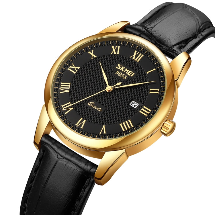 Wrist Watch – 9058 Multifunctional Outdoor Fashion Waterproof Gold Shell Quartz Wrist...