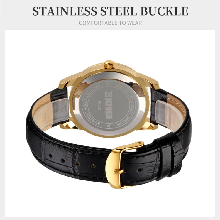 Wrist Watch – 9058 Multifunctional Outdoor Fashion Waterproof Gold Shell Quartz Wrist...