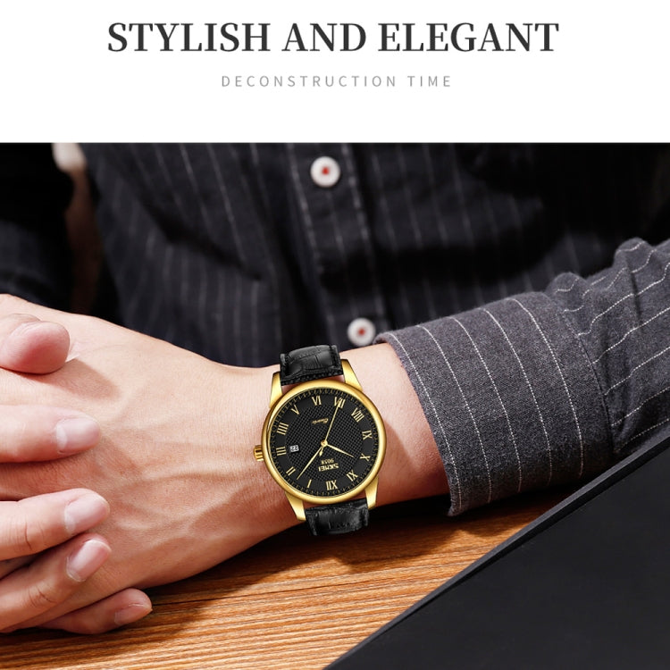 Wrist Watch – 9058 Multifunctional Outdoor Fashion Waterproof Gold Shell Quartz Wrist...