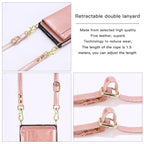 Square Zipper Wallet Bag TPU+PU Back Cover Case with Holder & Card Slots & Wallet & Cross-body Strap, For iPhone 8 Plus / 7 Plus, For iPhone 11, For iPhone 11 Pro, For iPhone 11 Pro Max, For iPhone SE 2022 / SE 2020 / 8 / 7, For iPhone XR              ...