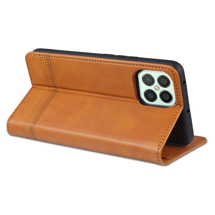 AZNS Magnetic Calf Texture Horizontal Flip Leather Case with Card Slots & Holder & Wallet – Magnetic, Card Slot, Flip, For Huawei Nova 8 SE, For OPPO K7 / Reno3 5G, For vivo Y3s / Y17, For vivo Y73s / S7e