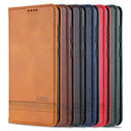 AZNS Magnetic Calf Texture Horizontal Flip Leather Case with Card Slots & Holder & Wallet – Magnetic, Card Slot, Flip, For Huawei Nova 8 SE, For OPPO K7 / Reno3 5G, For vivo Y3s / Y17, For vivo Y73s / S7e