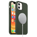 MagSafe Charging Magnet – Shockproof, Silicone, Magnetic For iPhone 12 mini Deep Green