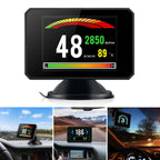P16 Car HUD Head-up Display OBD2 Fault Code Elimination, P16 – Durable Build, Easy to Use P16