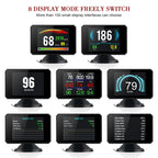 P16 Car HUD Head-up Display OBD2 Fault Code Elimination, P16 – Durable Build, Easy to Use