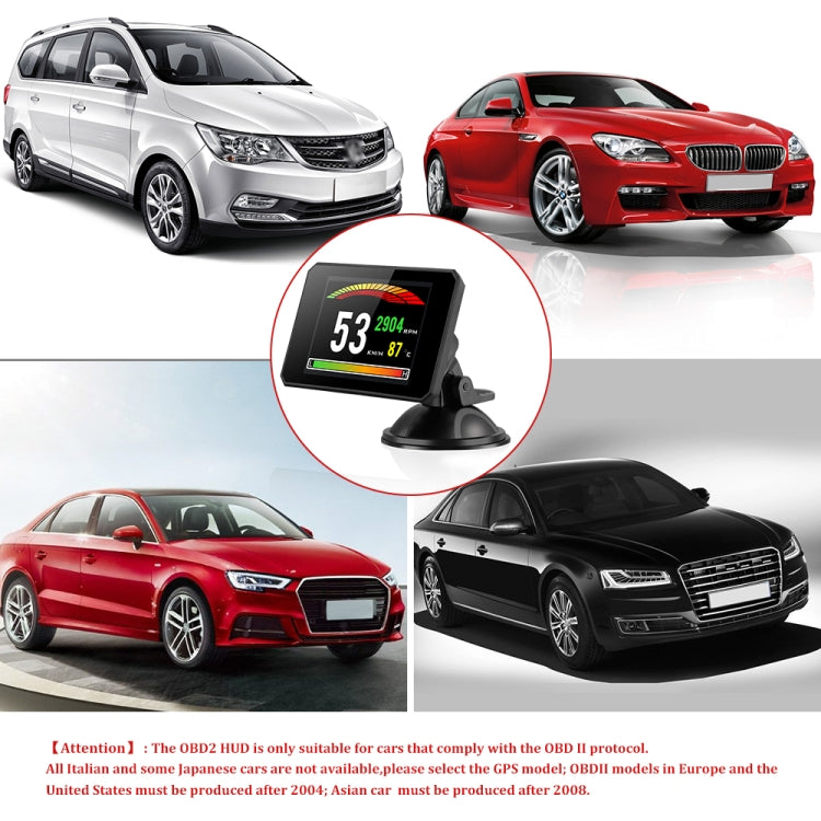 P16 Car HUD Head-up Display OBD2 Fault Code Elimination, P16 – Durable Build, Easy to Use