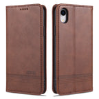 Case – Leather, Magnetic (iPhone XR) For iPhone XR Dark Brown