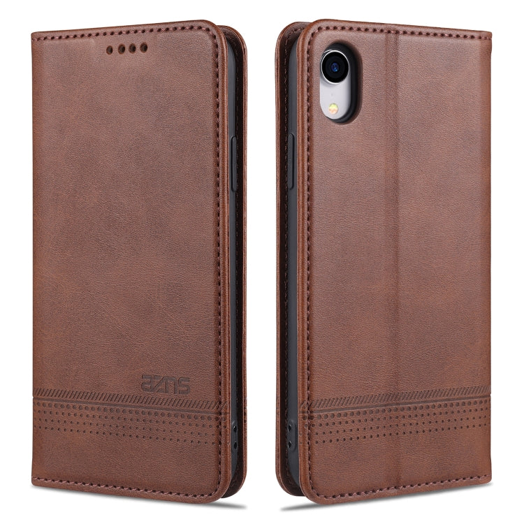 Case – Leather, Magnetic (iPhone XR) For iPhone XR Dark Brown