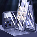 Double-sided Plastic Glass Protective Case, For iPhone 12 mini, For...