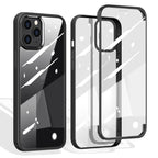 Double-sided Plastic Glass Protective Case, For iPhone 12 mini, For...