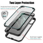 Double-sided Plastic Glass Protective Case, For iPhone 11 Pro, For...