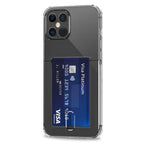 TPU Transparent Protective Case with Card Slots, For iPhone 12, For iPhone 12 Mini