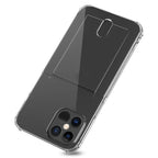 TPU Transparent Protective Case with Card Slots, For iPhone 12 Pro, For iPhone 12 Pro Max