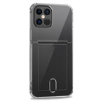 TPU Transparent Protective Case with Card Slots, For iPhone 12 Pro, For iPhone 12 Pro Max